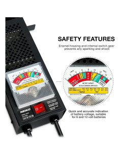 Probador de Baterías Neiko 40510A 100 AMP 6/12V Coche 2