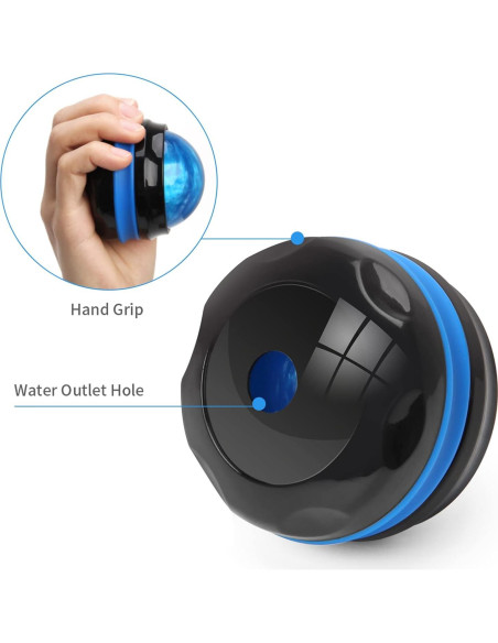 Bola de Masaje Coolrunner Azul 7.1cm, Rodillo Relajante Manual