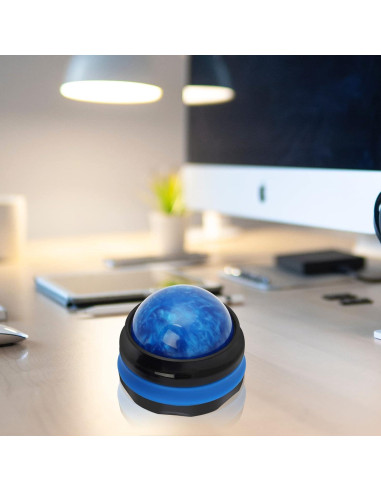 Bola de Masaje Coolrunner Azul 7.1cm, Rodillo Relajante Manual