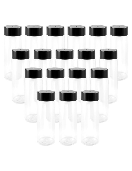 18 Botellas Sensoriales Vacías 414ml MAHIONG Transparentes