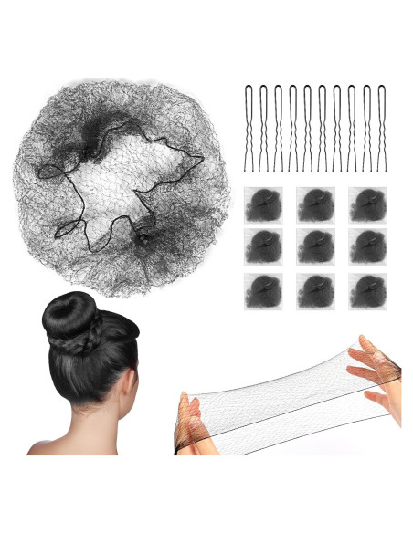 Redes para Cabello Sliverdew con Alfileres U - 20 Unidades
