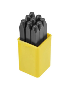 Conjunto de Sellos Metálicos uxcell 3mm Números 0-9 para Estampar