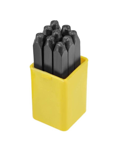 Conjunto de Sellos Metálicos uxcell 3mm Números 0-9 para Estampar