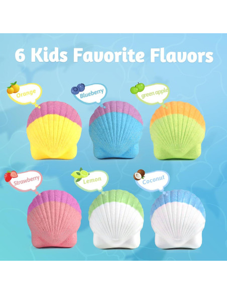 Set de 6 Bombas de Baño Orgánicas Panspace con Joyería