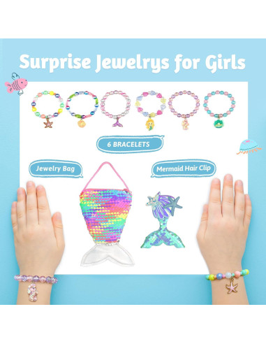 Set de 6 Bombas de Baño Orgánicas Panspace con Joyería