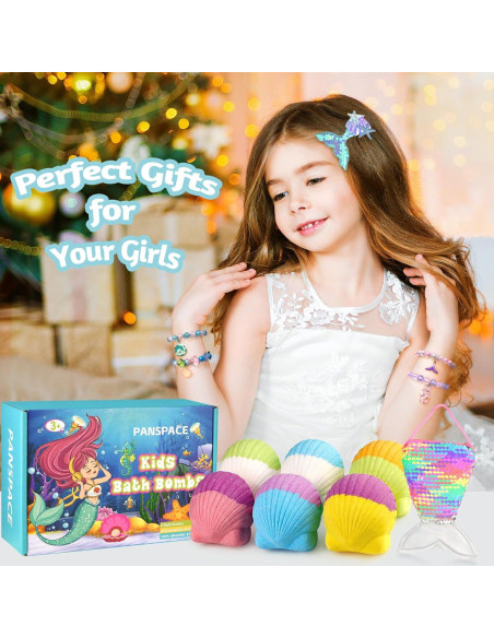 Set de 6 Bombas de Baño Orgánicas Panspace con Joyería