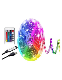 Tira LED RGB 2m WILLIW con Control Remoto 24 Teclas