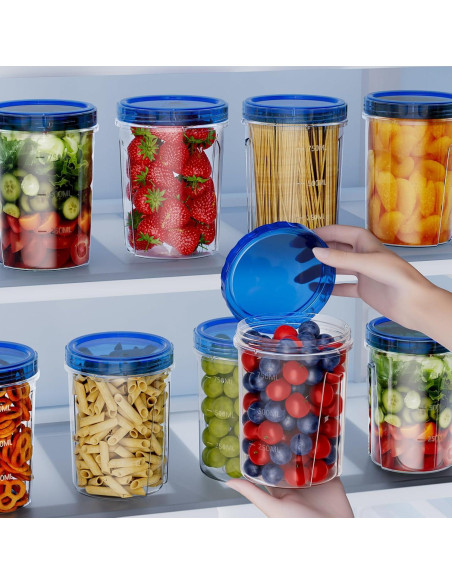 10 Contenedores de Almacenamiento de Alimentos 32 Oz Winproper