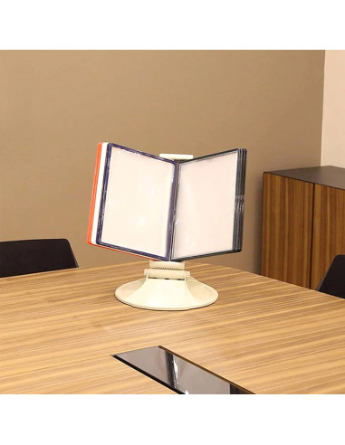 Bolsillos de Exhibición Doble Cara M&T Displays 21.6x27.9 cm Negro (10 Pzs)