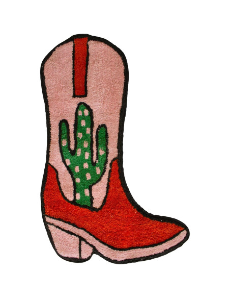 Alfombra de baño antideslizante BIEN BEAU bota vaquera 0.48x0.76m