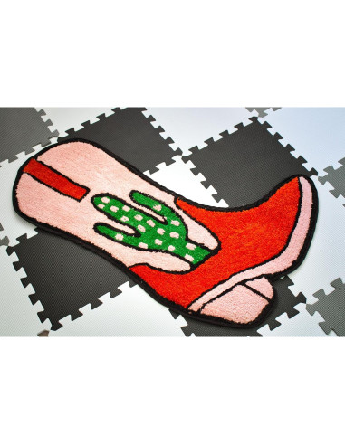 Alfombra de baño antideslizante BIEN BEAU bota vaquera 0.48x0.76m