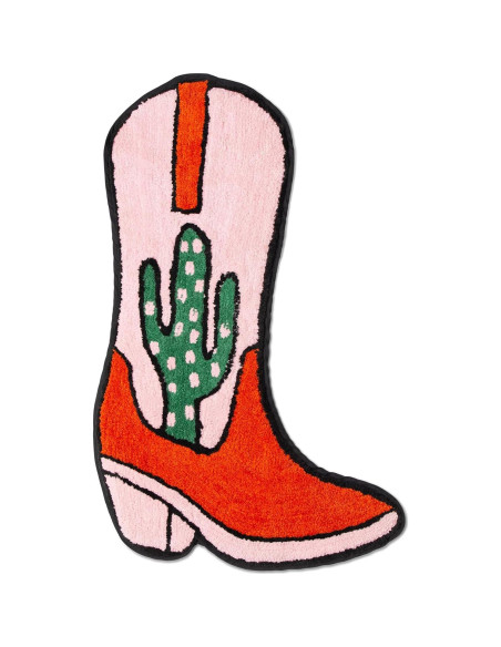 Alfombra de baño antideslizante BIEN BEAU bota vaquera 0.48x0.76m