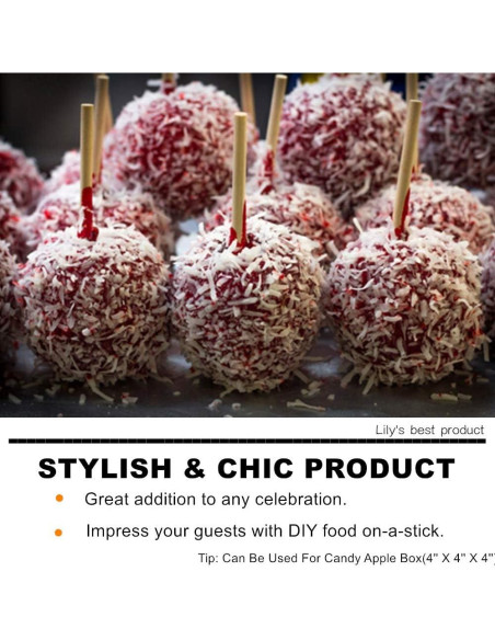 Pinchos de Bambú HOPELF Semi Punta 14 cm 100 pcs para BBQ