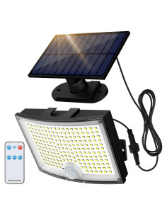 Luces Solares de Inundación Adiding 2800LM con Control Remoto