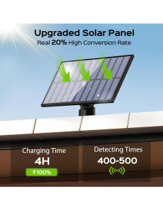 Luces Solares de Inundación Adiding 2800LM con Control Remoto 2