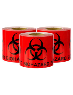 Etiquetas de Advertencia Biohazard OfficeSmartLabels 900 Unidades