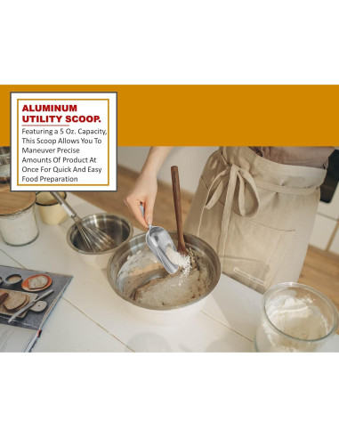 Cuchara de Aluminio Fundido Nechtik 150 ml - Mango Antideslizante