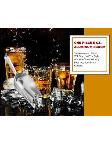 Cuchara de Aluminio Fundido Nechtik 150 ml - Mango Antideslizante