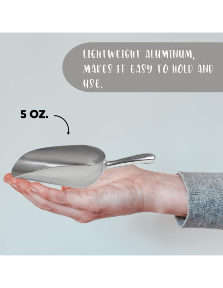 Cuchara de Aluminio Fundido Nechtik 150 ml - Mango Antideslizante