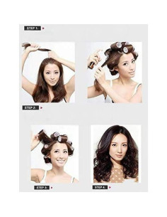 Rulos Autoadhesivos Kamay's 30PCS Multicolor 5 Tamaños 2