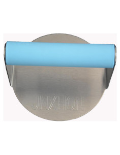 Prensa de Hamburguesas JNXHON Acero Inoxidable 14cm Azul