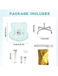 Asiento de Seguridad para Muñecas COG34045 Azul 16cm 2