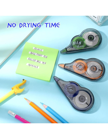 Cinta Correctora Yexiya 36 Pcs Ancha 5 mm 12 m Colorida