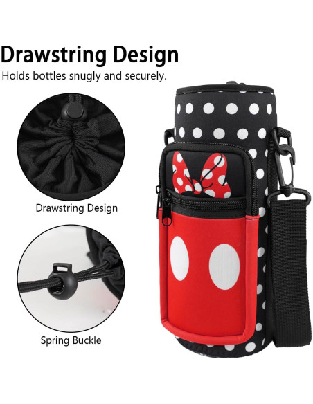 Bolsa Portabotellas de Agua Neopreno Unyopsa 946ml con Correa Ajustable