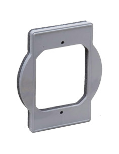 Adaptador de Caja Redonda TayMac PRBA400G Gris 1-Gang