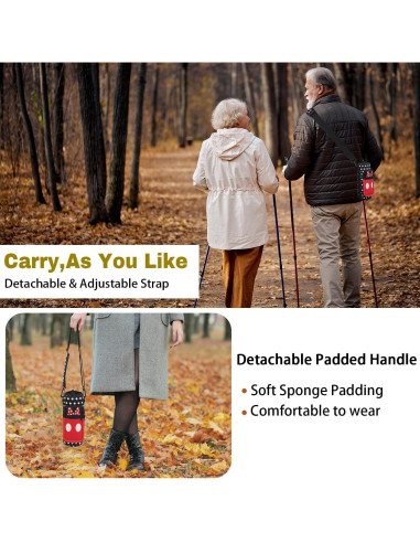 Bolsa Portabotellas de Agua Neopreno Unyopsa 946ml con Correa Ajustable