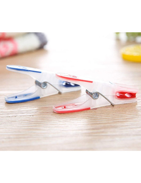 Clips de Ropa Antideslizantes DurReus, Paquete de 24 Piezas