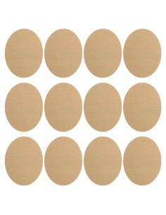 Parche de Planchar PATIKIL 12 Piezas Albaricoque 14x11 cm