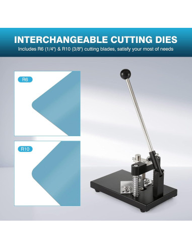 Cortador de Esquinas IRONWALLS Heavy Duty 30mm R6mm R10mm