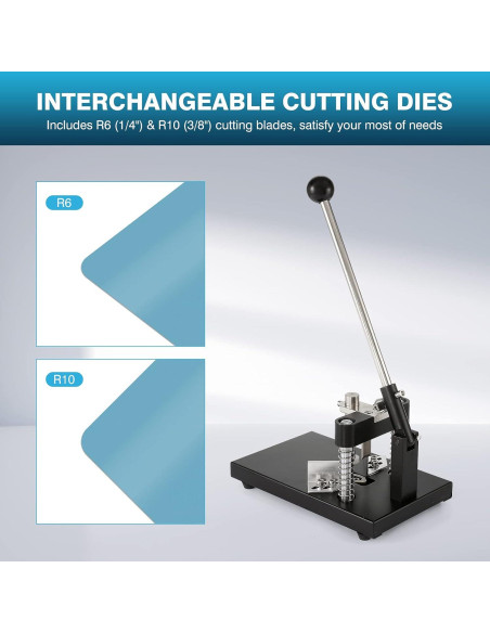 Cortador de Esquinas IRONWALLS Heavy Duty 30mm R6mm R10mm