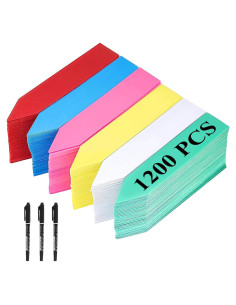 Etiquetas de Plantas KINJOEK 1200 Piezas 5.08 x 1.02 cm