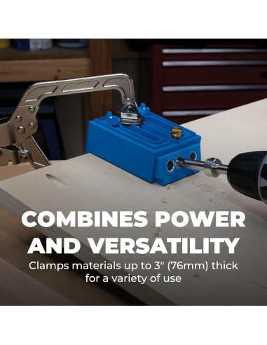 Abrazadera de Proyecto Kreg KHC3 Ajustable 76 mm Ergonómica