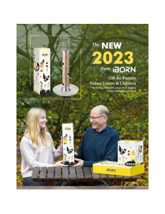 Comedero para Aves iBorn con Captor de Semillas 35.56 cm 6 Puertos 2