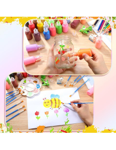 Kit de Pintura para Atrapasueños Motipuns 24 Colores 30 ml 2