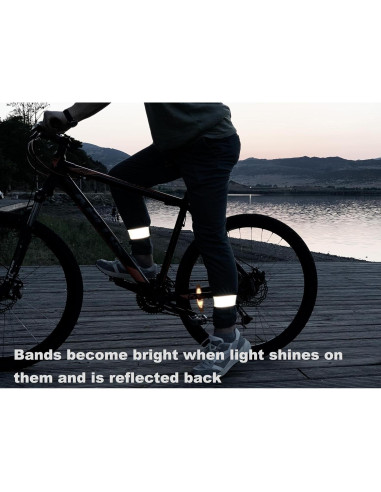 Bandas Reflectantes Leg Shield para Tobillos - 2 Unidades