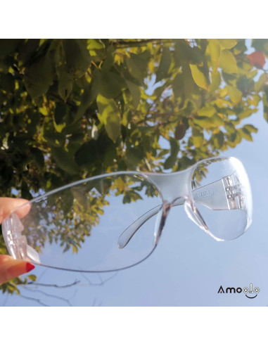 Gafas de Seguridad Amoolo Transparentes Paquete 48 Pzas