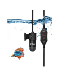 Calentador Submersible de Acuario KINGYEENUO 10W USB 3.78L