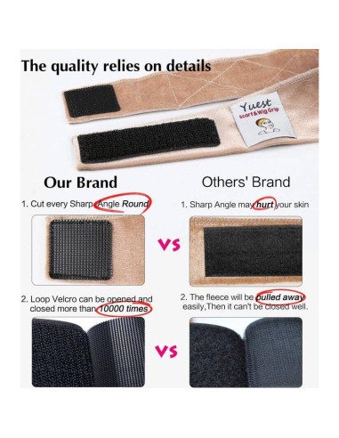 Paquete de 2 Bandas de Agarre para Pelucas Yuest con 4 Gorros