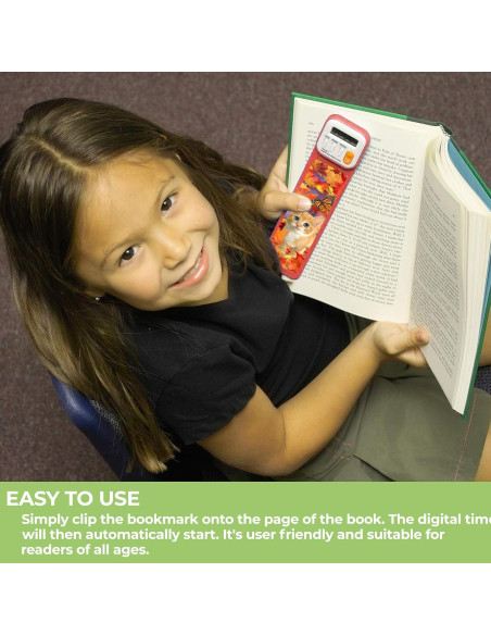 Marcador Digital Marcar Mi Tiempo Gatito de Otoño 3D con Luz LED