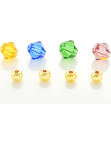 Juego de 12 Marcadores de Copas de Vino Oro 14K con Gemas