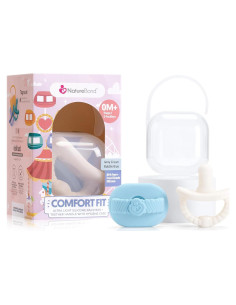 Chupete NatureBond Silicona 2 en 1 para Bebés 0-6 Meses