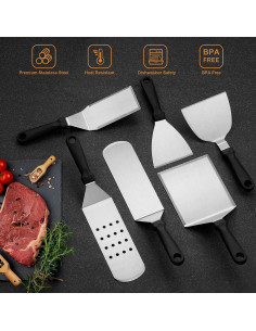 Kit de Accesorios para Parrilla Leonyo 37 Piezas - Espátulas y Más 2