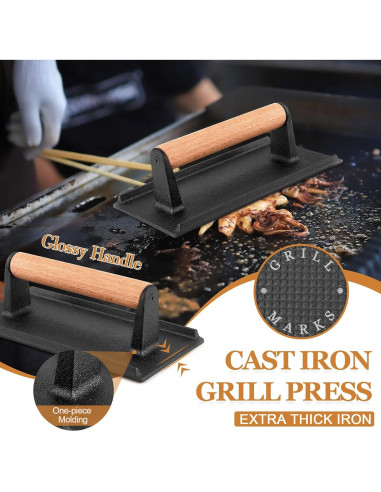 Kit de Accesorios para Parrilla Leonyo 37 Piezas - Espátulas y Más