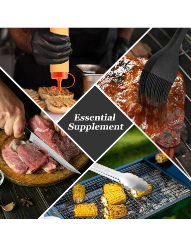 Kit de Accesorios para Parrilla Leonyo 37 Piezas - Espátulas y Más