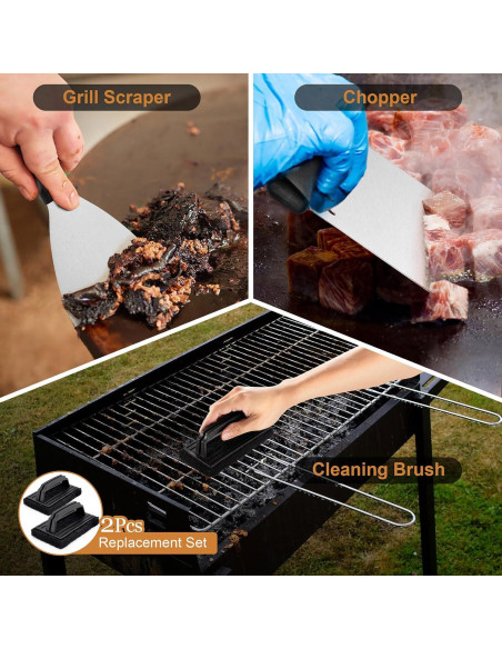 Kit de Accesorios para Parrilla Leonyo 37 Piezas - Espátulas y Más