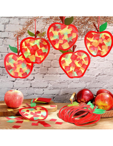 Kit de Manualidades DIY Yaomiao 30 Piezas Atrapa Luz Manzana